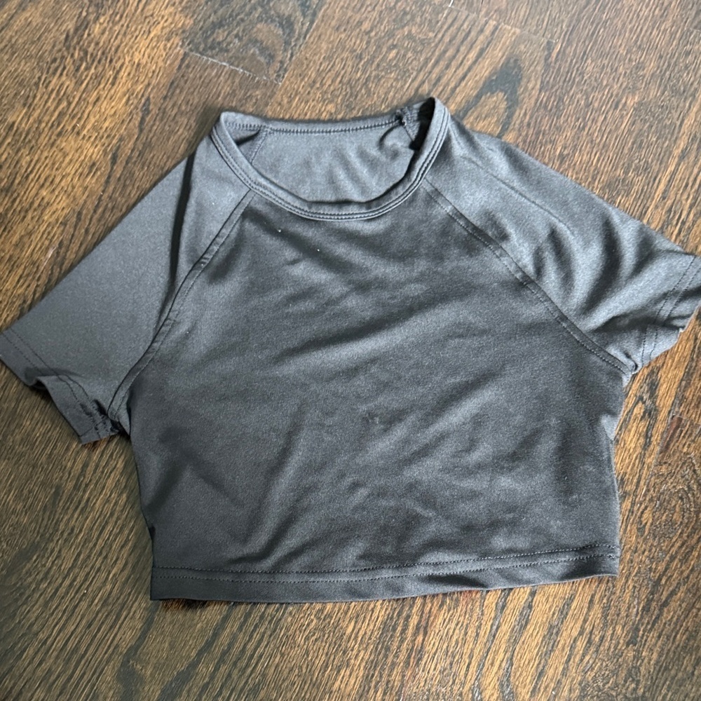 SHEIN Kids Black Crop Top Size XXS